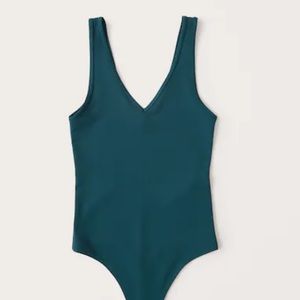 Abercrombie seamless v neck bodysuit